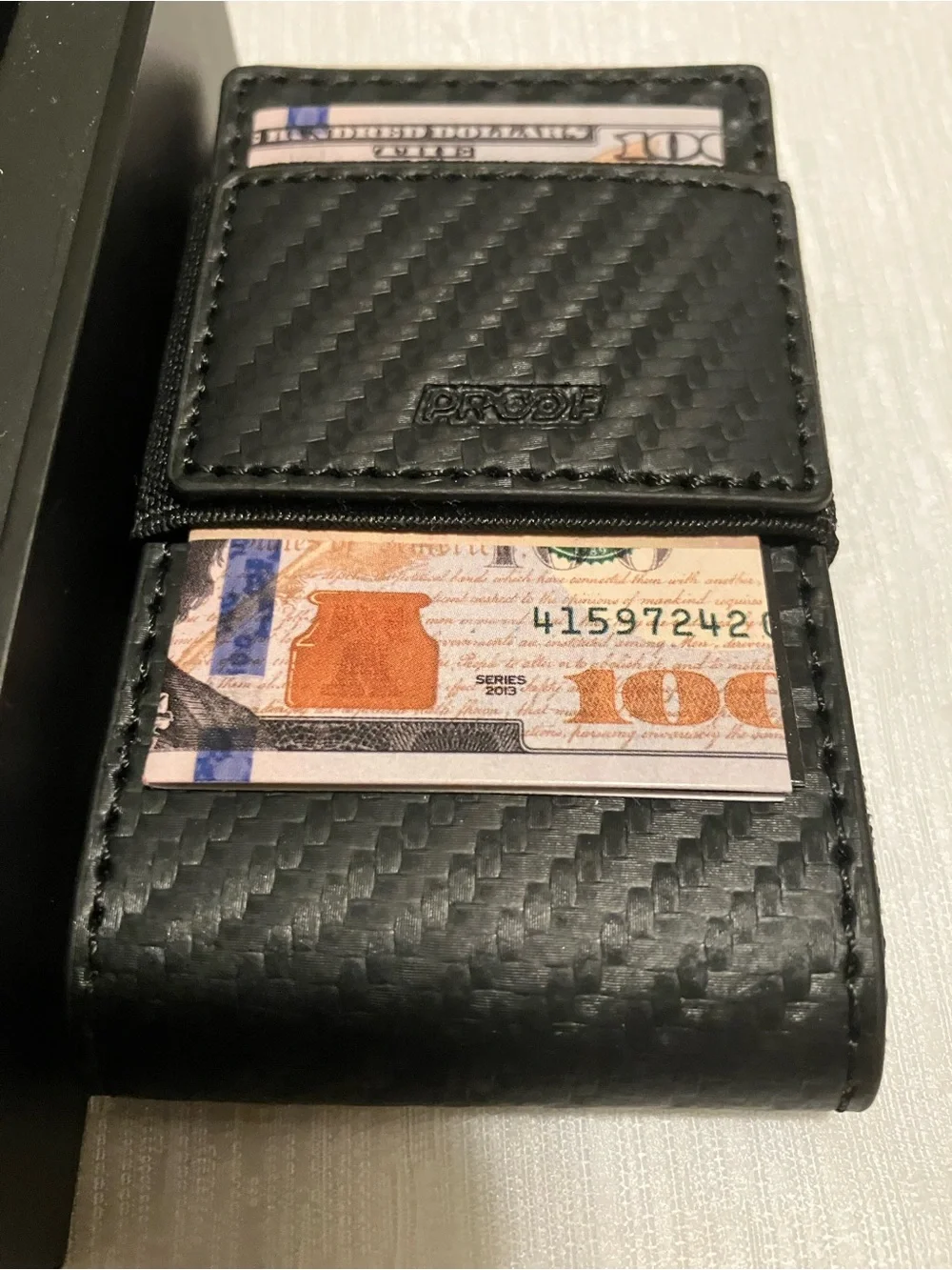 Silver Key Multi-Tool with Black Carbon Card Holder